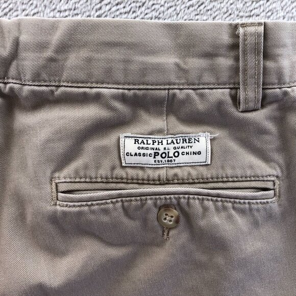 Polo Ralph Lauren Mens Prospect Pants Size 33 Classic Polo Chino Straight Leg - Picture 14 of 16